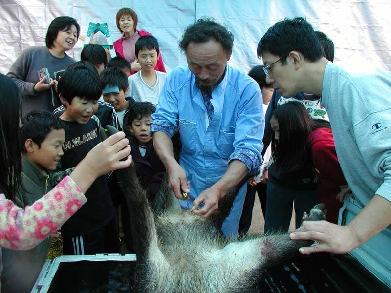 山村留学・暮らしの学校「だいだらぼっち」村の猟師さん